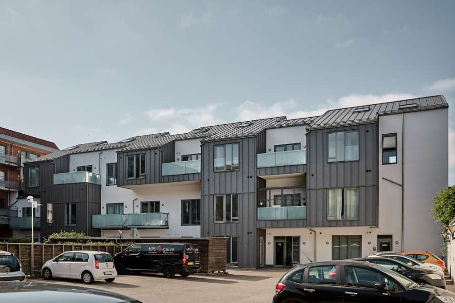 From classrooms to new homes with steel façades and steel roofs, Dannebrogsgade 43, 9000 Aalborg, Denmark